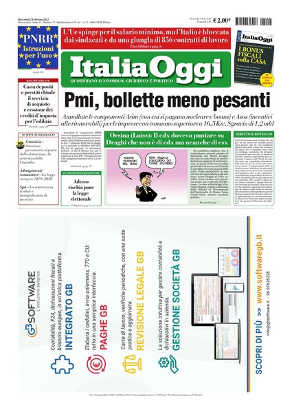 Italia oggi : quotidiano di economia finanza e politica